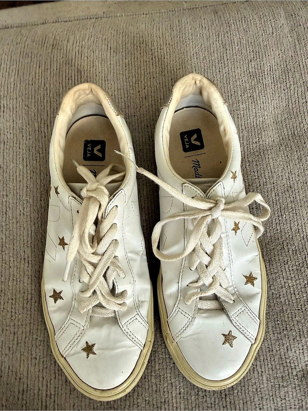VEJA Madewell x Veja Esplar Low Sneakers White with Stars